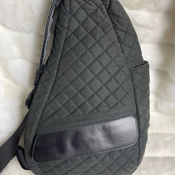Black LL Bean AmeriBag Healthy. Back sling back black quilted - Picture 5 of 9